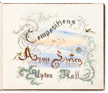 Sivsey, Annie (fl. circa 1869) Compositions, Manuscript on Paper.